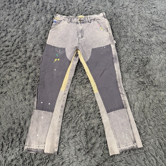 Gallery Dept. Other - Gallery Dept Carpenter Flare Pants Men's Size 32x32 Gray Carhartt Distressed